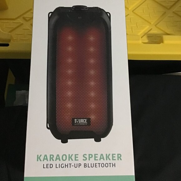 18 Inch Karaoke Bluetooth Speaker LED Color Light-up NEW in BOX - Picture 6 of 6